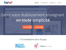 Tablet Screenshot of hanaf.net